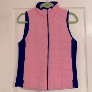 Reversible Ralph Lauren puffer vest pink and black. Size Extra Small